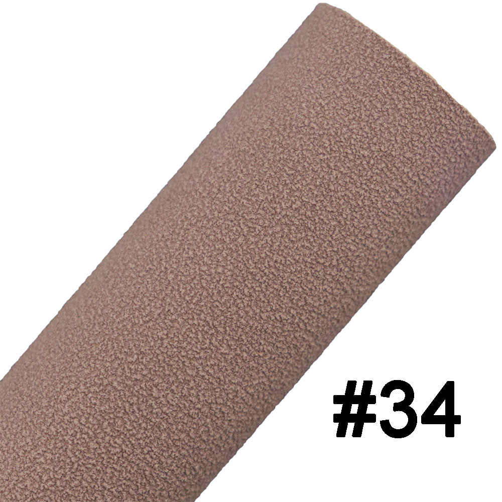 30X134Cm Roll Plain Kleur Frosted Suède Zool Faux Syntetic Leer Stof Materiaal Voor Haarelastiekjes Oorbel Handtassen diy KY008: KY008 - 34