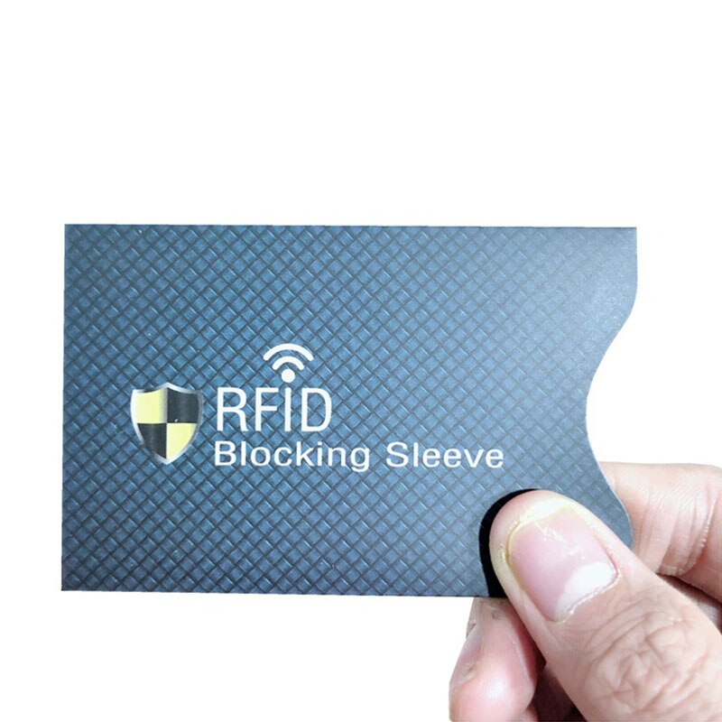 Funda protectora antirrobo para tarjetas de crédito RFID, funda protectora para tarjetas bancarias, 1 unidad: Azul