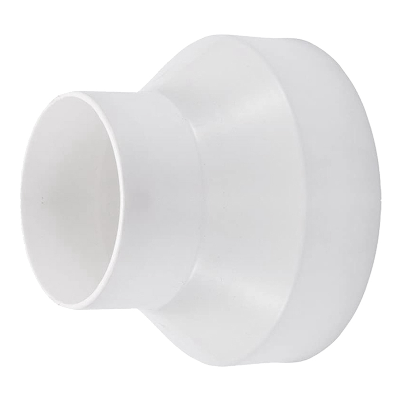 Ventilation Pipe Reducer Adapter Pipe Air Duct Adapter Pipe Connector for Inline Ventilation System