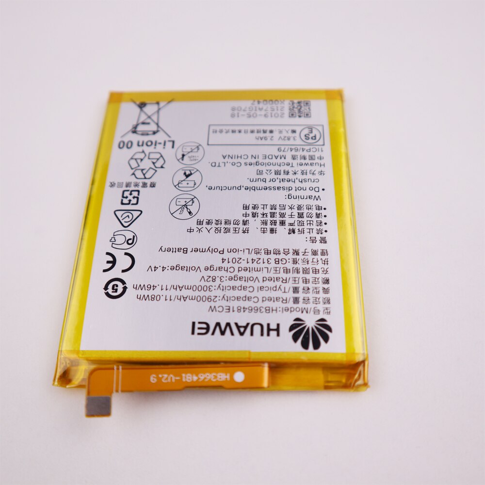 jahre Orginal Telefoon Batterij HB366481ECW Voor 3000mAh Für Huawei ehre 8 ehre 8 lite ehre 5C aufsteigen P9 p10 P9 Lite G9