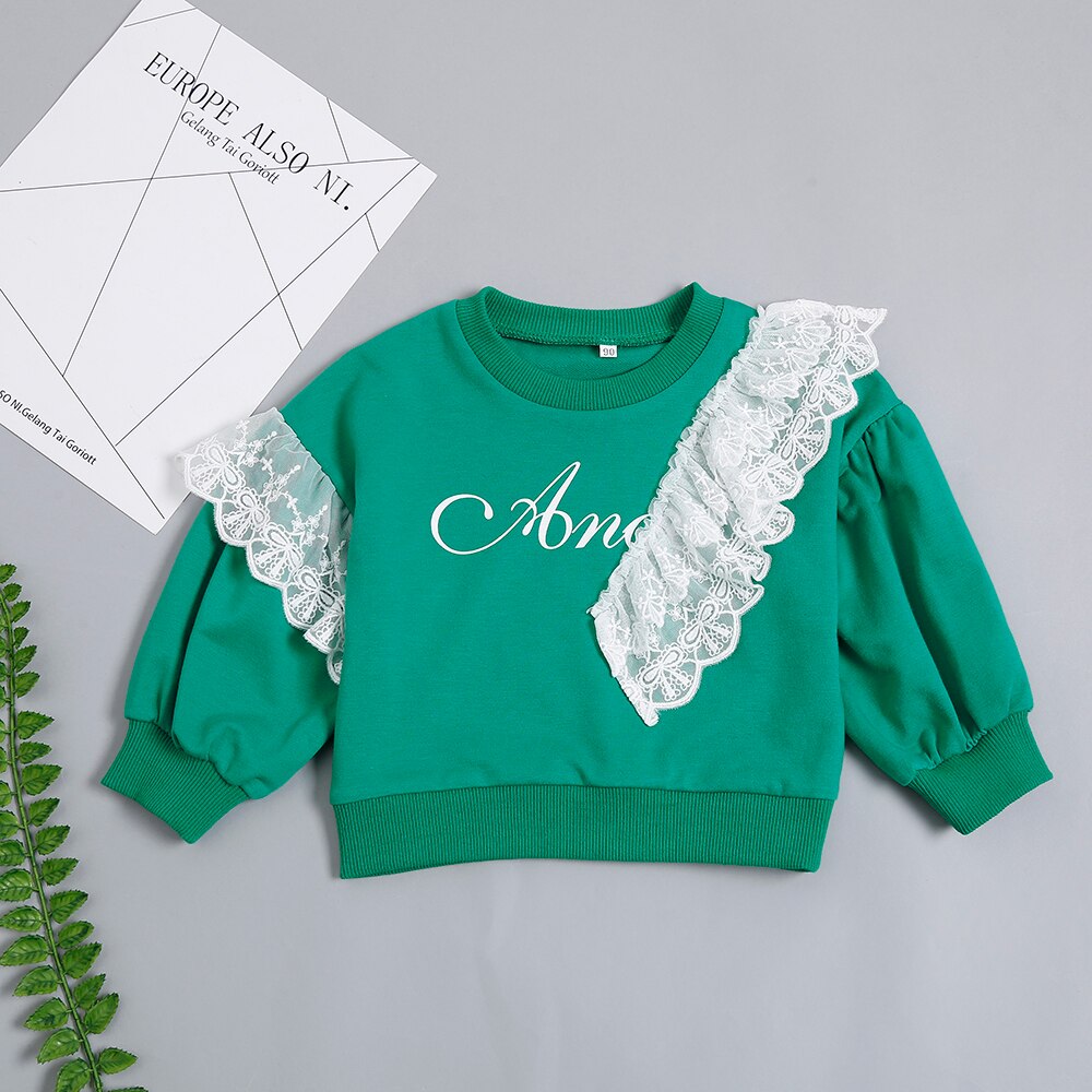 YOYOSHOW autunno e inverno nuovo maglione della ragazza di modo vestiti della ragazza outfit 1-5 anni di età della ragazza di inverno del maglione del bambino ragazza di autunno vestiti