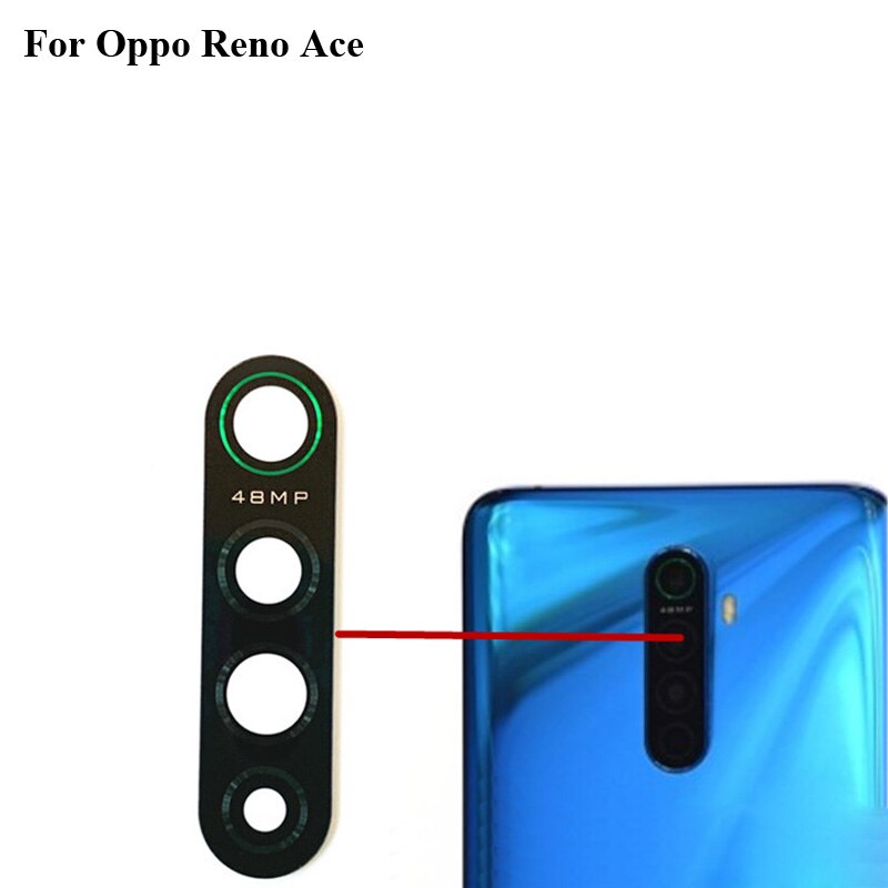 Voor Oppo Reno ACE Vervanging Back Rear Camera Lens Glas Voor OPPO RenoAce Onderdelen