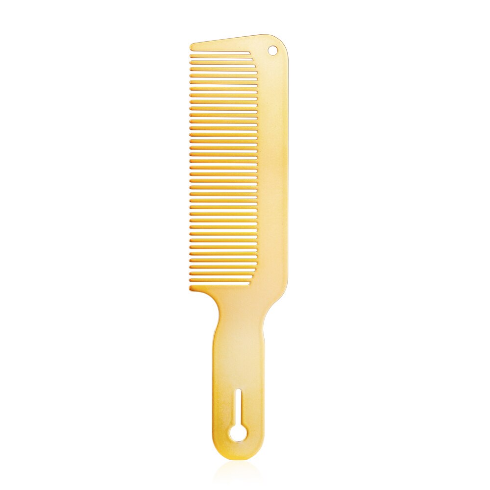 Professionele Aluminium Kappers Kam Anti Statische Metalen Kam Kapsel Gereedschap Kapper Haar Knippen Kam Hair Styling Gereedschap: JSSBGS