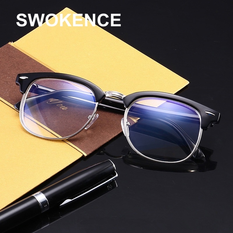 SWOKENCE Dioptrie-0.5 tot-6.0 Elegante Bijziendheid Bril Afgewerkt Mannen Vrouwen Bijziend Brillen Bril Voor Bijziend F169