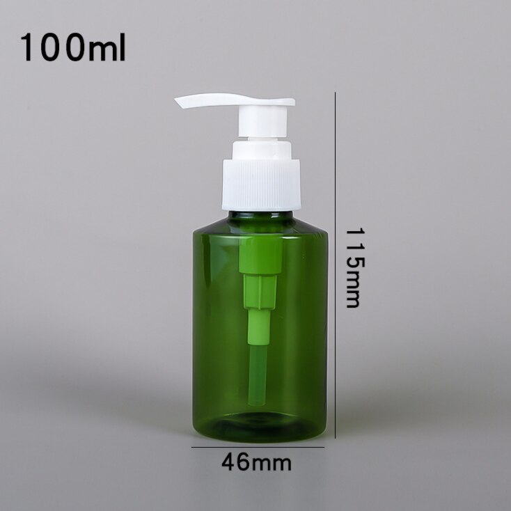 100/150/200/500ml Green Soap Dispenser Bottles Portable Hand Sanitizer Shampoo Lotion Storage Container Bathroom Sub-bottle: B