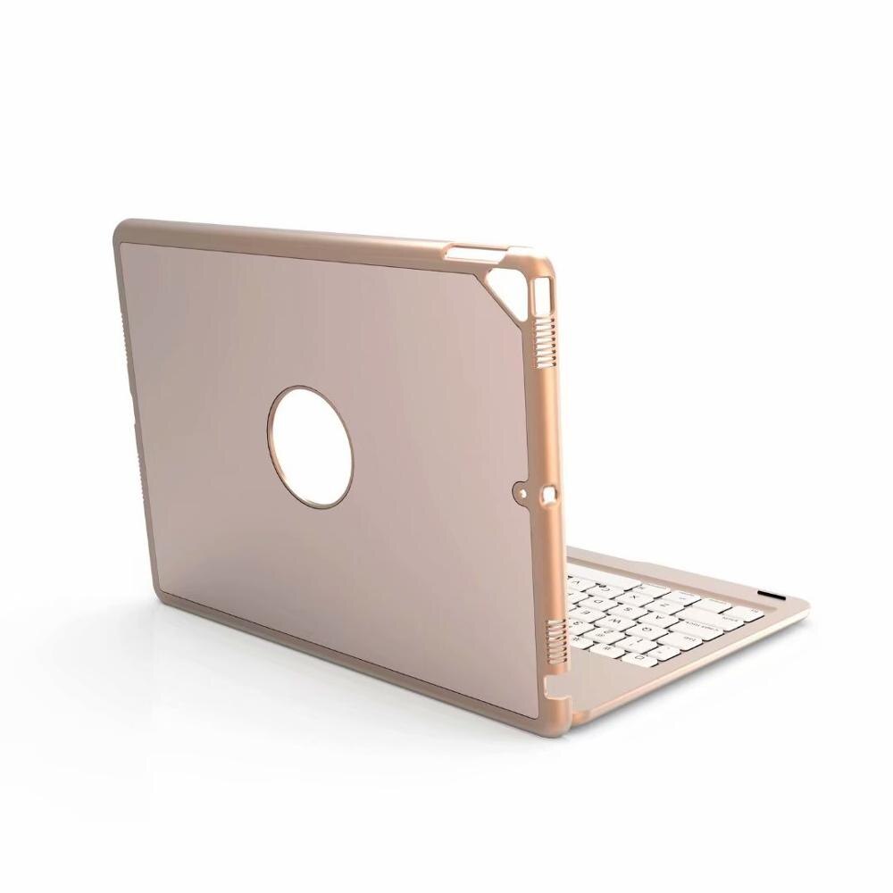 Voor Ipad Air 2 Backlit Bluetooth Keyboard Case: Default Title