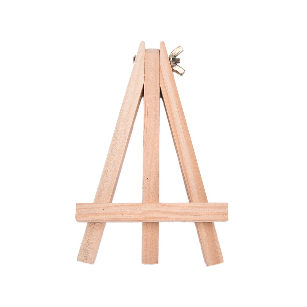 1pc børn mini træ staffeli kunstner maleri navn kort stativ displayholder 9 x 15cm