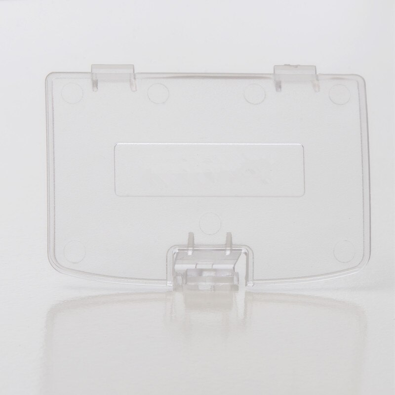 Fzqweg 2 stuks voor gameboy color doorzichtige vervangende batterijklep gbc-klep