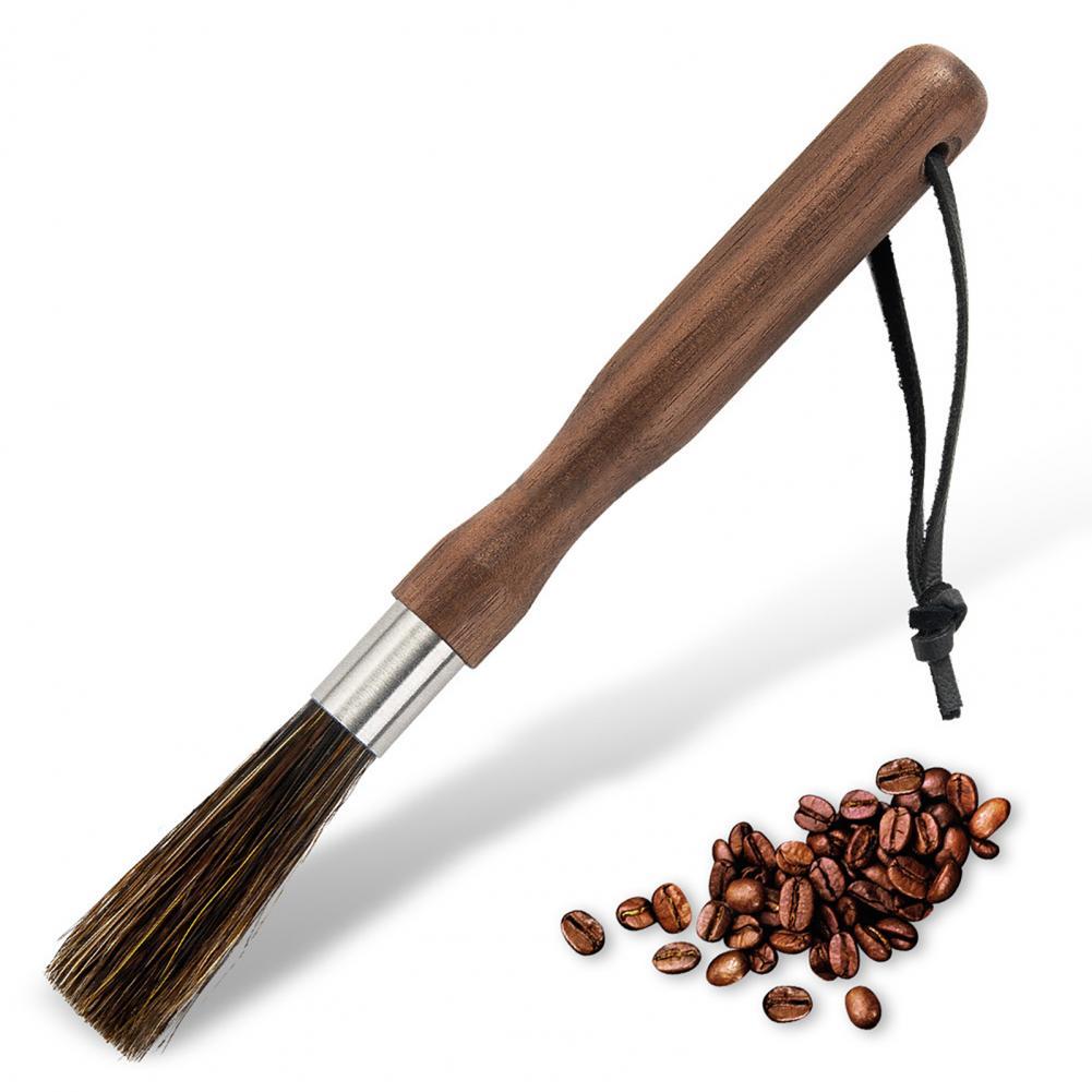 Limpiador de cafetera de mango largo, cepillo de limpieza de cerdas densas que ahorra trabajo, cepillo para elaboración de café, accesorios Barista