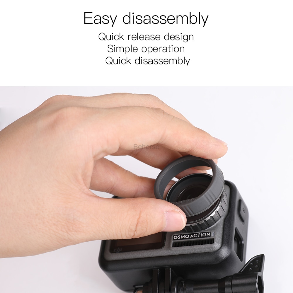 DJI Osmo Action Objektiv Beule Abdeckung Silikon Protector Fall Abdeckung schutz ring für DJI OSMO Action Kamera Zubehör