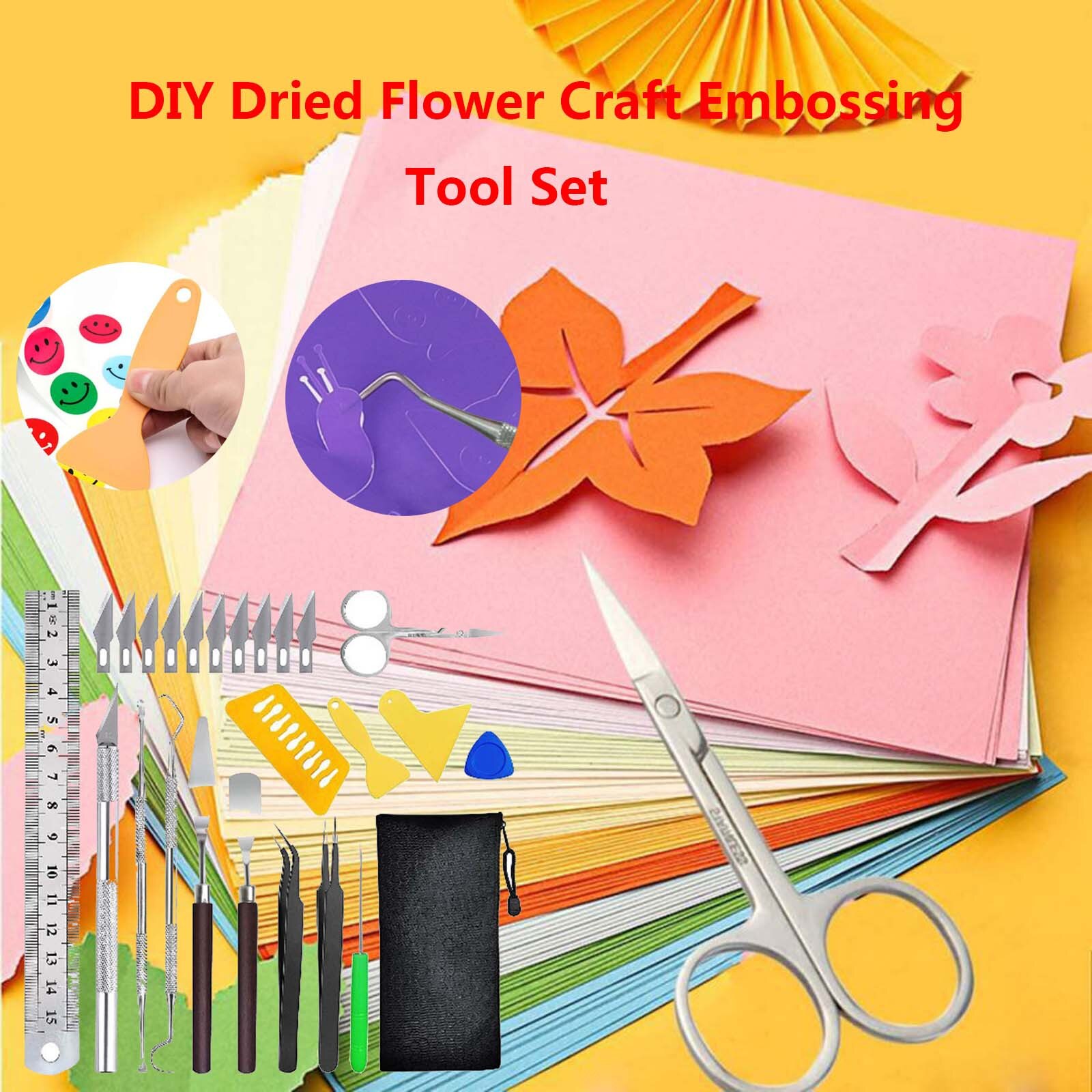 25pcs/set Scrapbooking Paper Tool Set For Paper Art Hand-cut Paper Diy Homemade Greeting Card Cutting Tools Diy Hand Tools