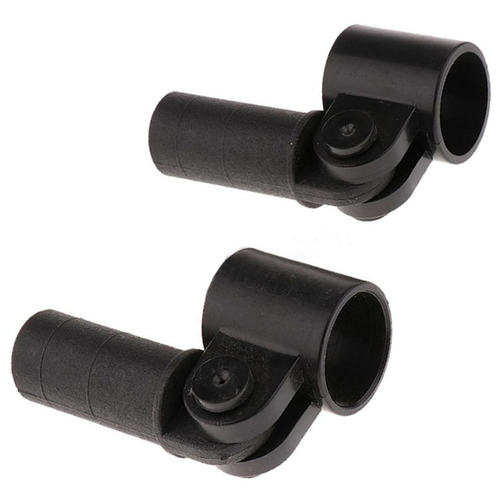 2 Pieces Inflatable Fishing Boat Awning Bimini Top Activity Connectors Fasteners Jaw Slide With Eye End Cap Kayak Accessories
