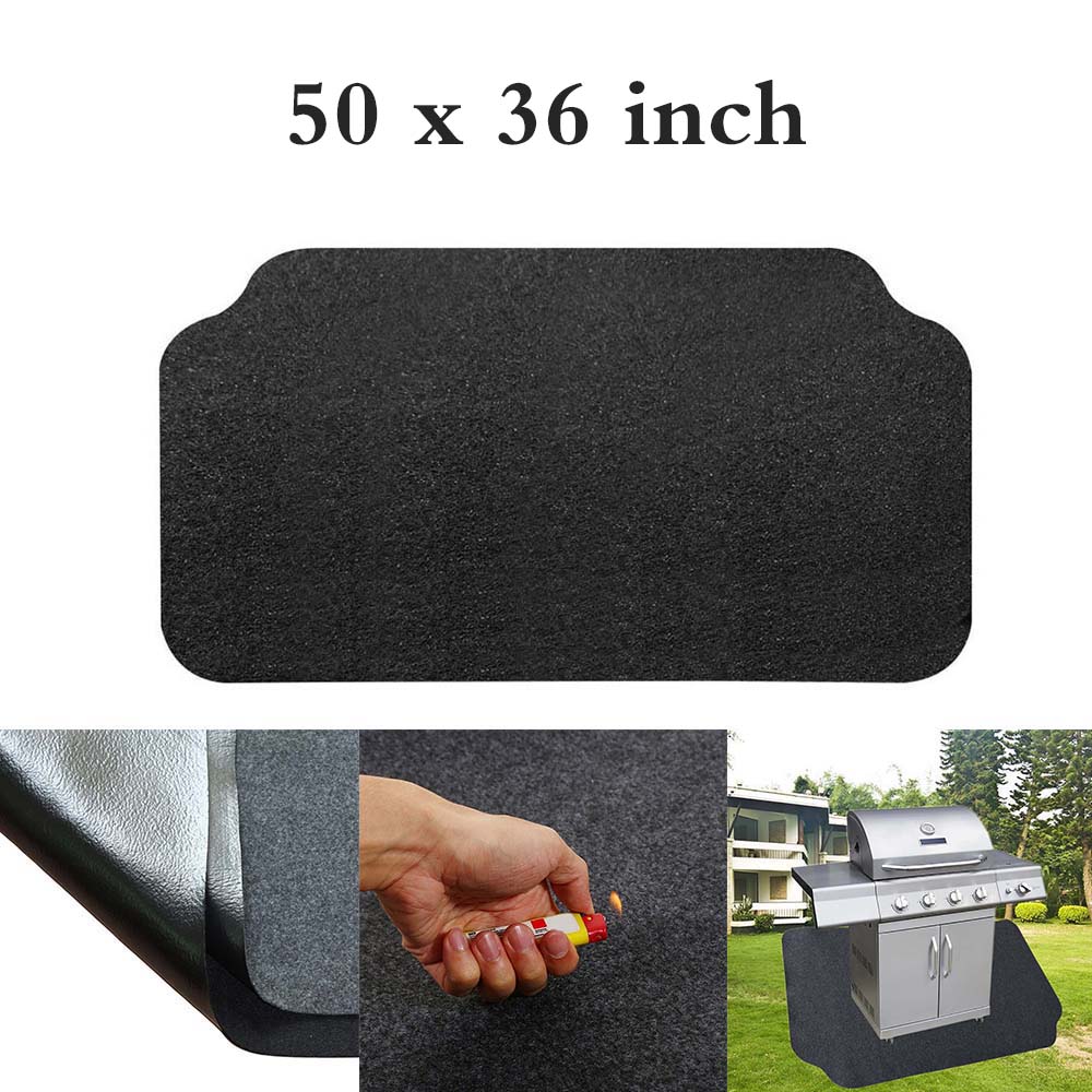 Barbecue Mat Non-Woven Grill Floor BBQ Outdoor Oil-Proof Environmental Protection Reusable Accessories Pan Fry Pad Sheet Baking