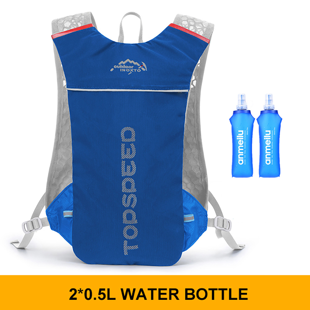 Ultralichte rugzak voor trailrunning, hardloopvest, ademend hardloopvest voor marathons: Paarse kleur