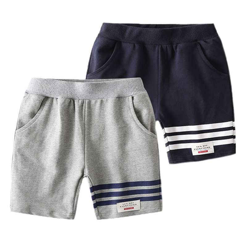 Pantalones cortos deportivos de verano para niños, Shorts de playa informales de algodón, transpirables, suaves, de 2 a 10 años