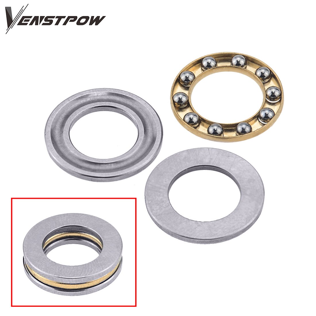10pcs/lot F10-18M Axial Ball Thrust Bearing 10mm x 18mm x 5.5mm