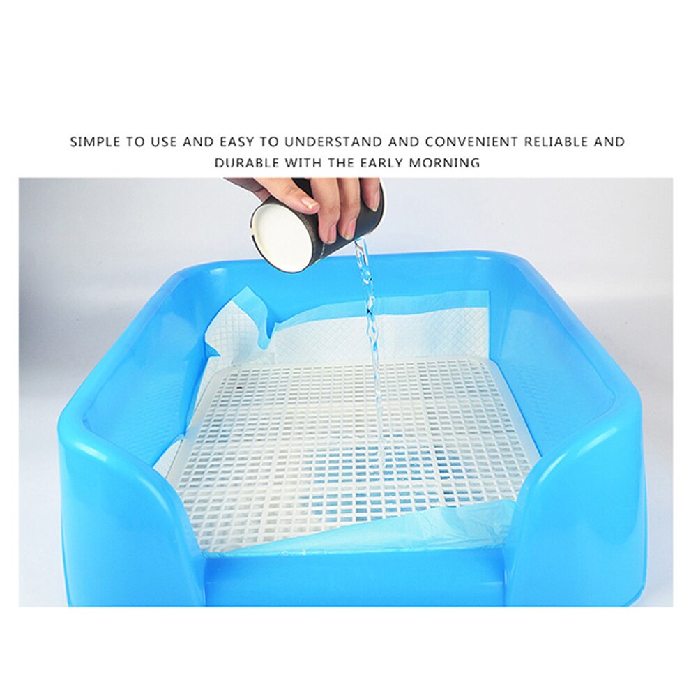 Draagbare Omheind Tray Grid Kattenbak Hond Training Wc Huisdier Potje Levert
