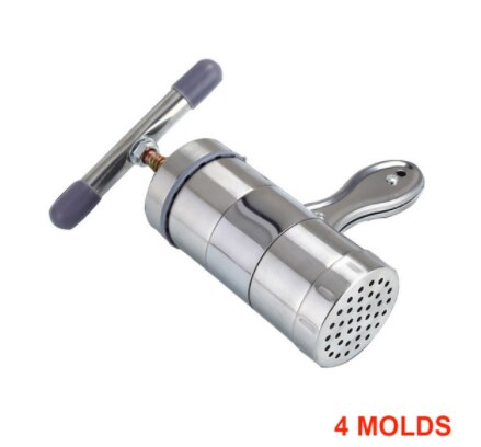 Noodle Maker Manual Noodle Machine Pasta Press Maker Stainless Steel Pressing Machine Cutter Household Kitchen Handmade Noodle: 4M