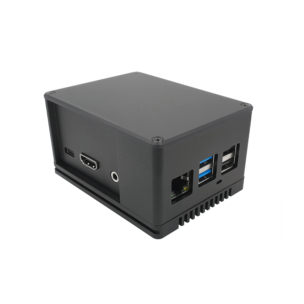 Metal Case Voor Rock Pi 4A/Rock Pi 4B Ecopi Pro Lp Aluminium Behuizing