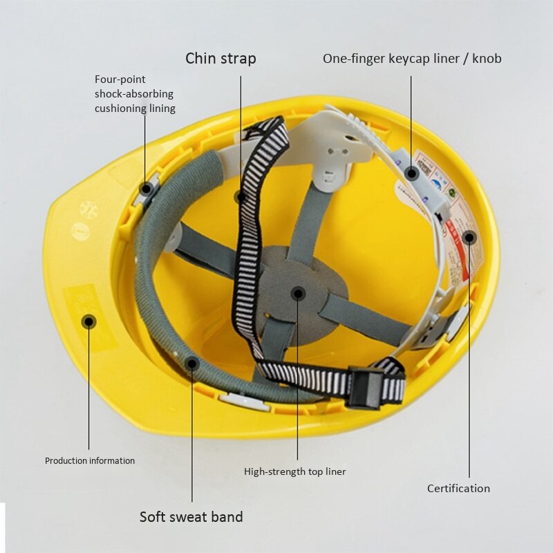 Hard Hat Electrician Construction Hat Insulated Low Temperature Helmet High Strength Hard Hat