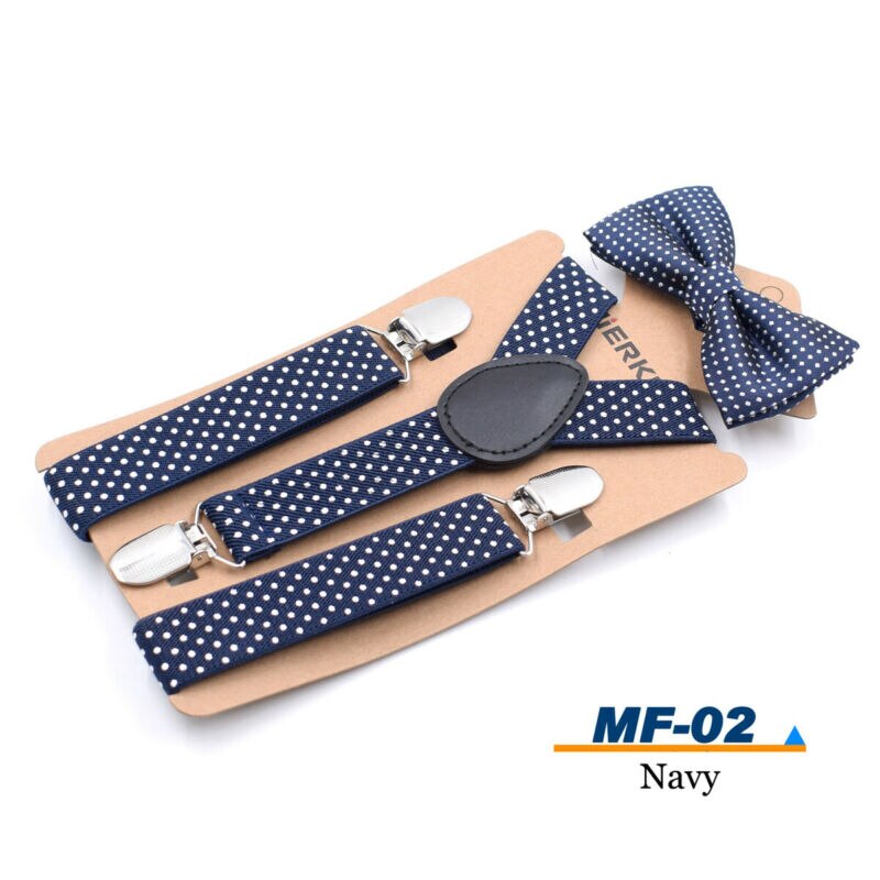 12 Colors Baby Boys Kids Suspender + Bow Tie Matching Colors Sets for Boys Girls Kids Child Toddler