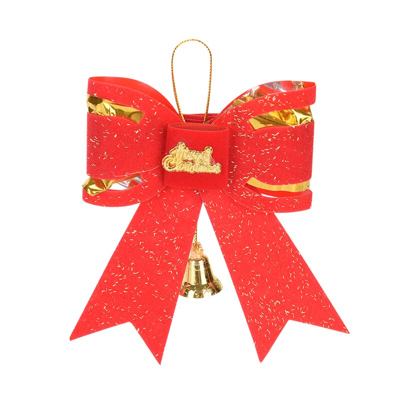 Kerstboom Decoratie Boog Ornamenten Knoop Bloemen met bel