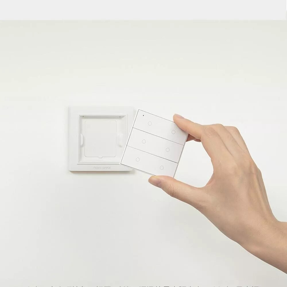 Internationale Versie Aqara Opple Draadloze Smart Switch Geen Bedrading Nodig Werk Met Smart Home App Apple Homekit Wandschakelaar