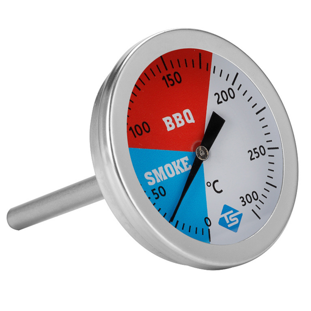 Kitchen Food Cooking Thermometer Dial Metal Temperature Gauge Waterproof Portable Barbecue Baking Thermometer