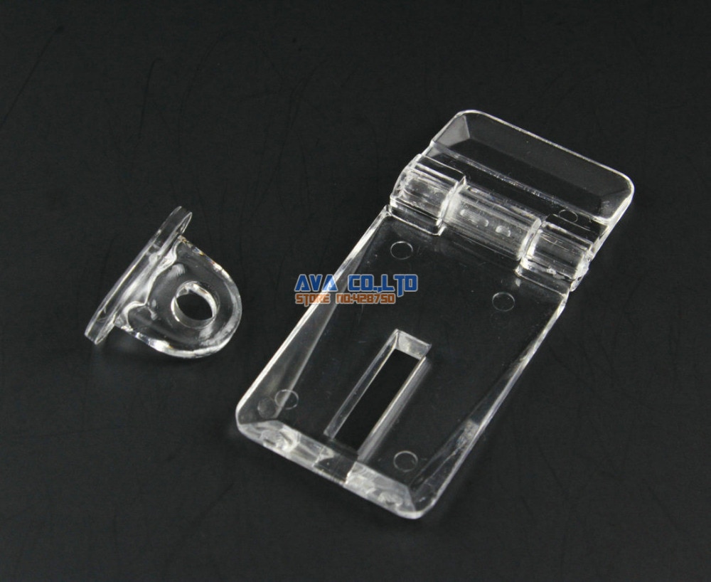 10 Clear Acrylic Plastic Hasp Latch Plexiglass Hasp 55x24mm