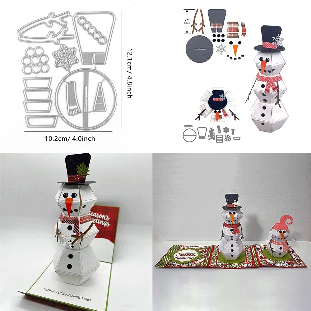 Troqueles de corte de Metal con bolas emergentes y accesorios, troquelados en relieve en 2025, para hacer tarjetas DIY, suministros para manualidades de álbumes de recortes: Caqui oscuro