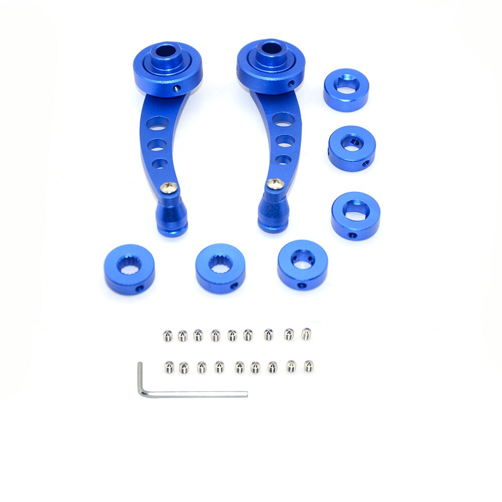 Billet Aluminum Universal Car Truck Manual Window Glass Door Crank Handle Winder Universal Black / red / blue