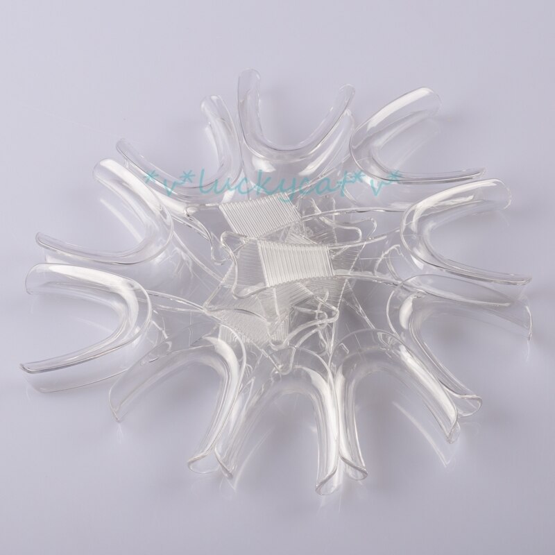 Écarteur dentaire Transparent pour lèvres et joues, 10 pièces/paquet, outil de laboratoire pour dentiste