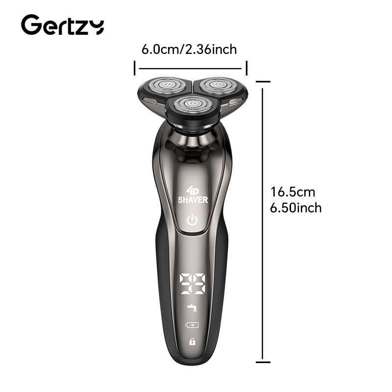 Elektrisch scheerapparaat Scheerapparaat voor mannen, roterende scheermachines, vaderdagcadeau
