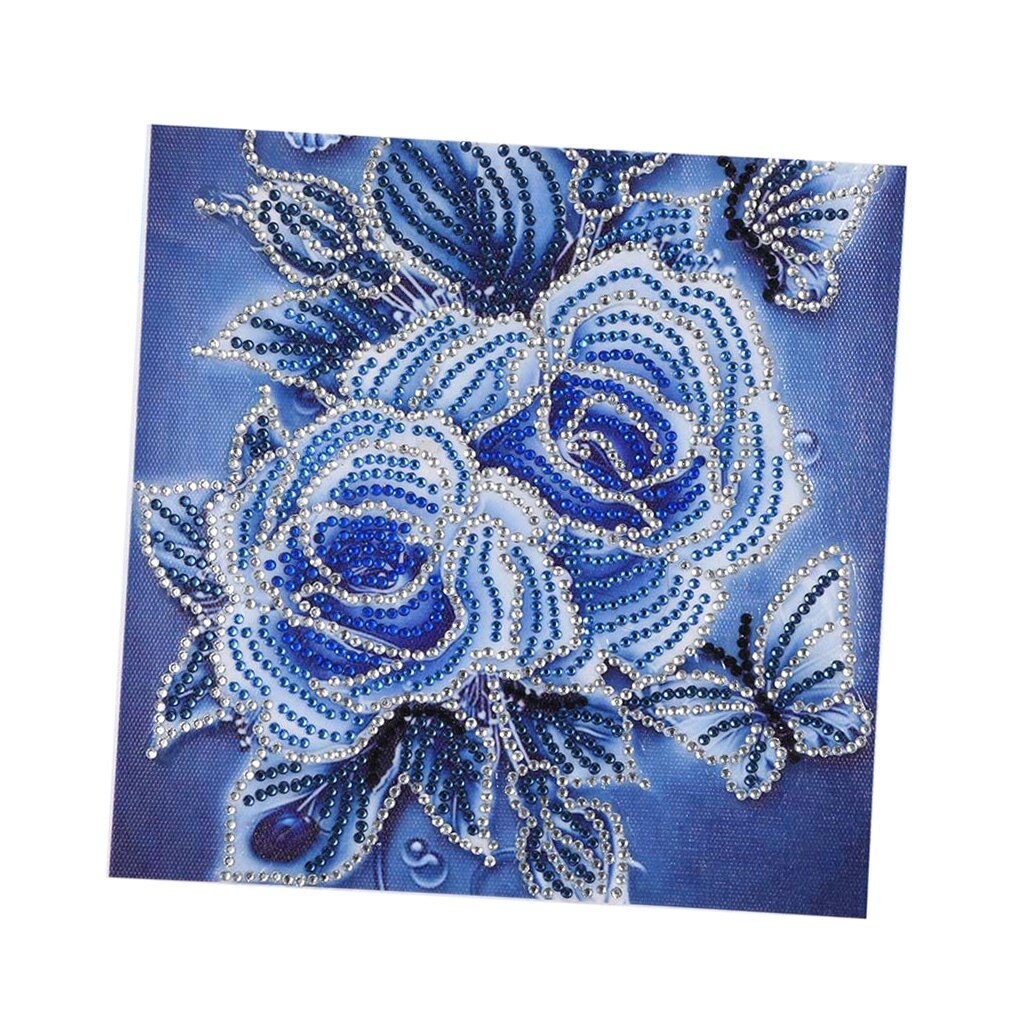 Forma especial DIY 5D pintura diamante Kit diamantes de imitación artesanía Artes de bordado decoración de pared del hogar 25x25cm