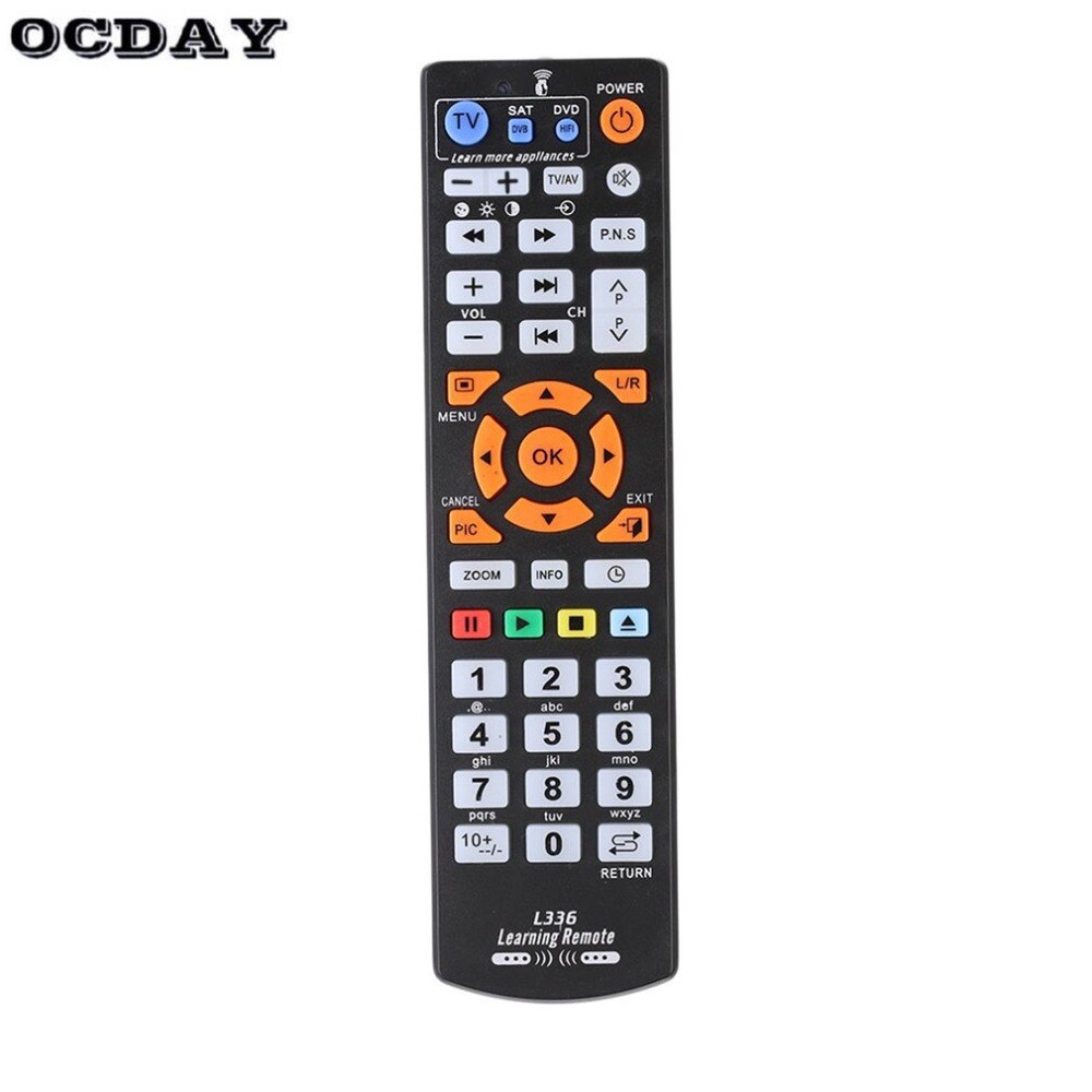 Universal Smart Afstandsbediening Controller Met Leerfunctie Voor TV CBL DVD SAT Voor Chunghop L336