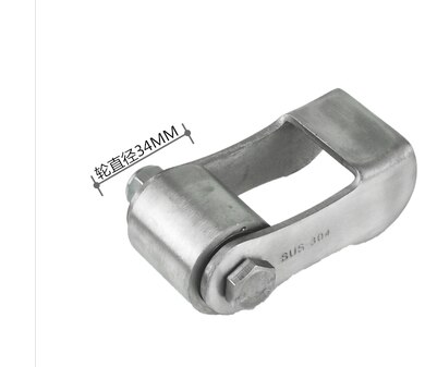 KinJoin home gate wheel pulley, factory gate pulley, sliding gate opener door pulley 304 SS: Rotating bracket