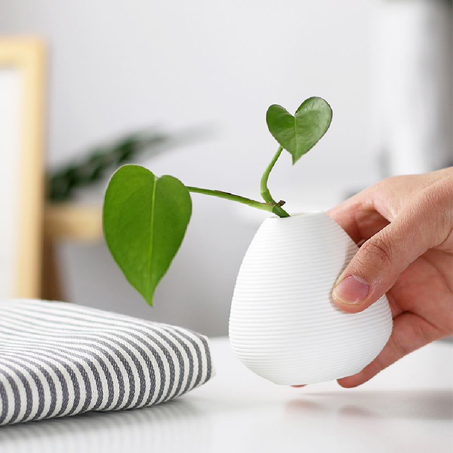 Malé keramické vázy, jednoduché bytové dekorácie, dekorácie do obývačky, kvetináče na suché kvety, ručné práce, hydroponické vázy