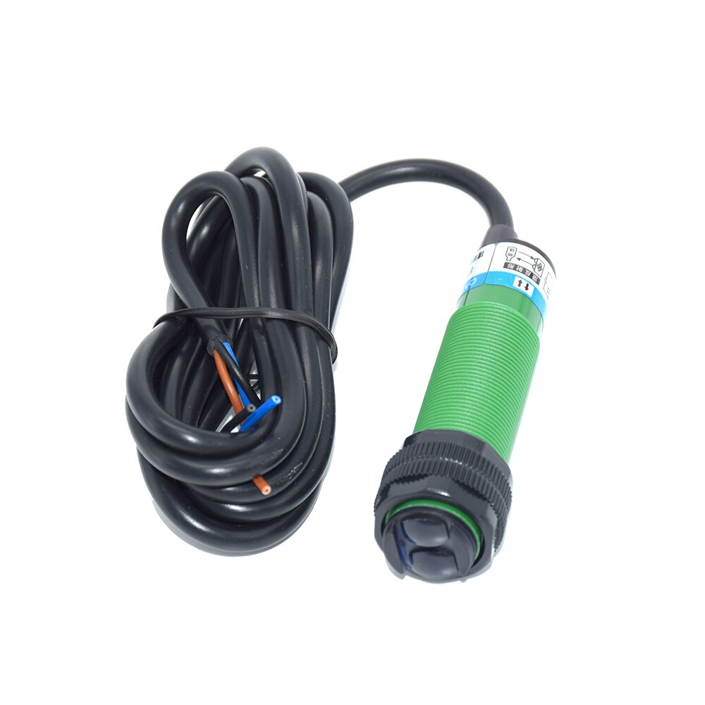 3m Adjustable Detect DistanceDC6-36V Diffuse Reflection Photoelectric Switch NPN NO Output Light Barrier Sensor