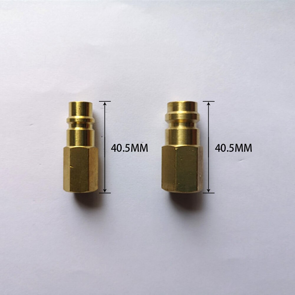 Bilkondisjoneringsadapter kjølemedie adapter sett til  r134a 1/4 "sae tråd hurtigkoblingskontakt luft tilstand