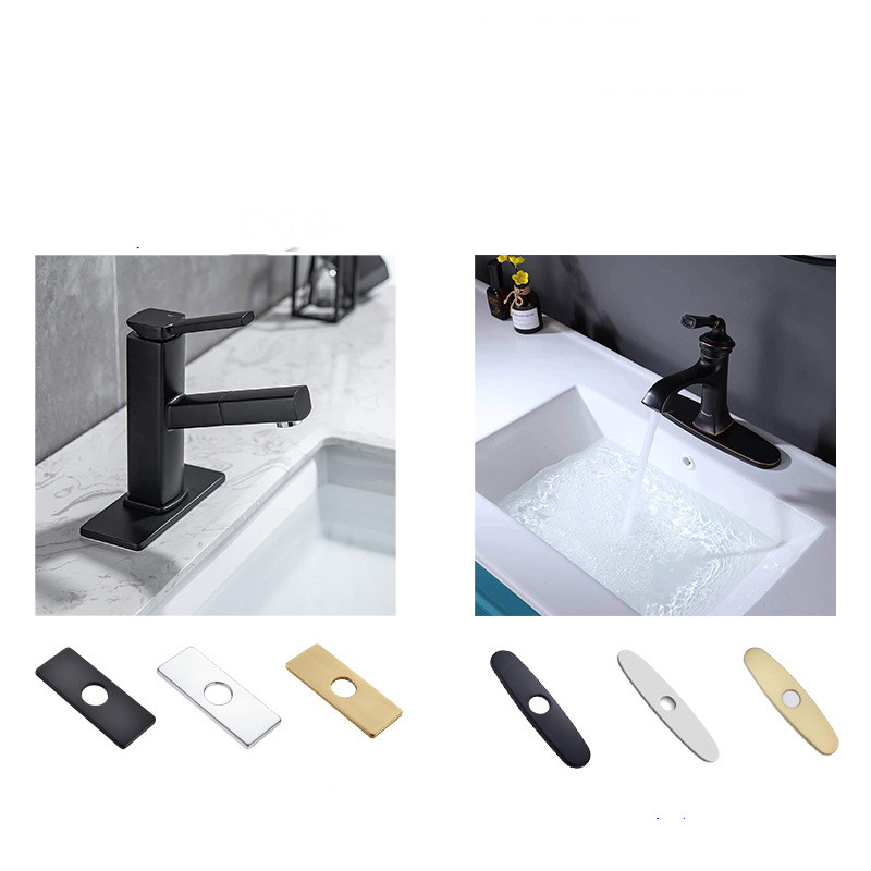 Kitchen Faucet Accessories Hole Cover Deck Plate Bathroom Sink Unused Mounting Escutcheon Basin Faucet Base Cover
