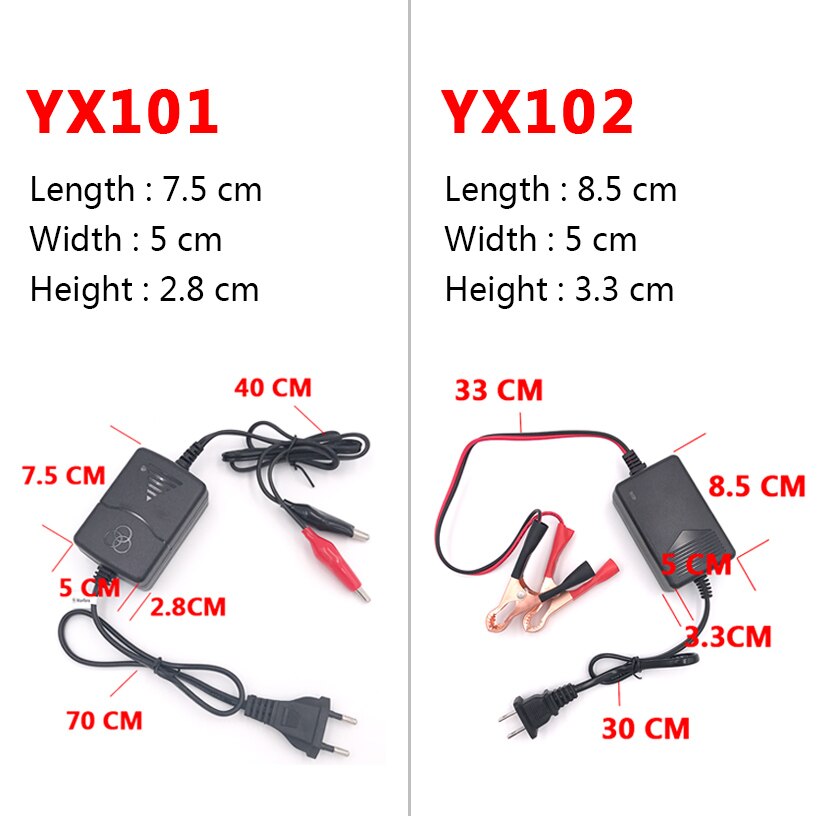 12 Volt Car Battery Charger 12V Motor Smart Fast Power Charge Adapter Moto Lead Acid Storage Cell Auto Batterie Charging 12 V