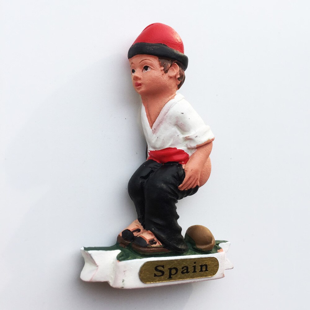 Babelemi Leuke Spanje Caganers Magneet Toerist Souvenirs Handgemaakte 3d Hars Koelkast Magnetische Stickers Home Decor