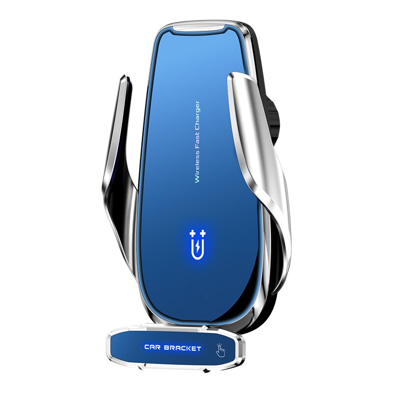 Tongdaytech 15W Magnetic Car Wireless Charger Automatic Fast Charger In Car Holder For Iphone XS 13 12 11 Pro Max Samsung Xiaomi: Add Sucker / Sliver