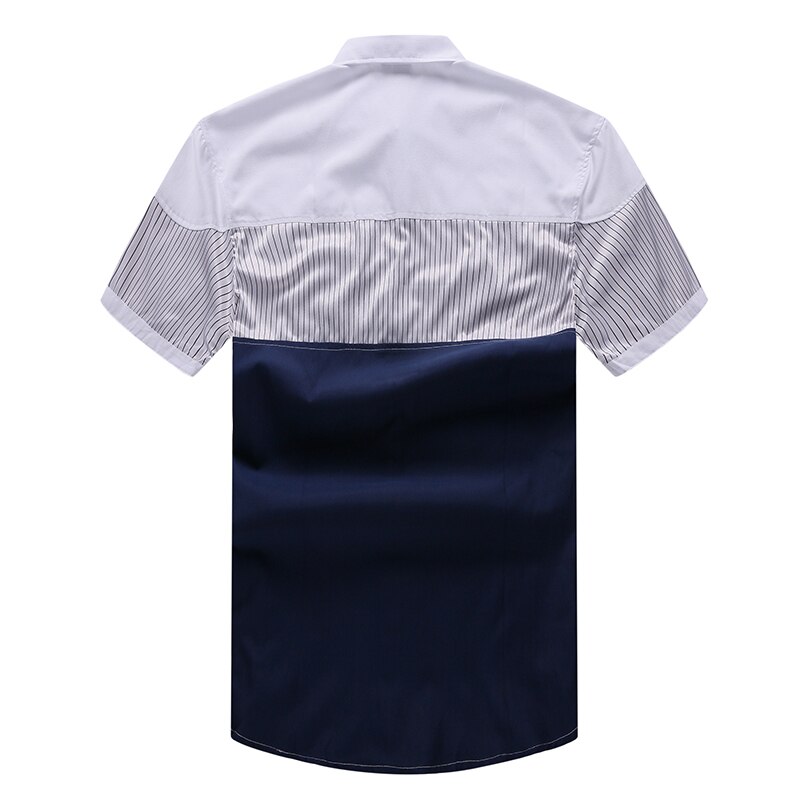 Plus size 10XL 8XL 6XL 5XL 4XL Summer Mens Shirt Casual Loose Fit Shirt Short Sleeve Mens White Chemise Homme