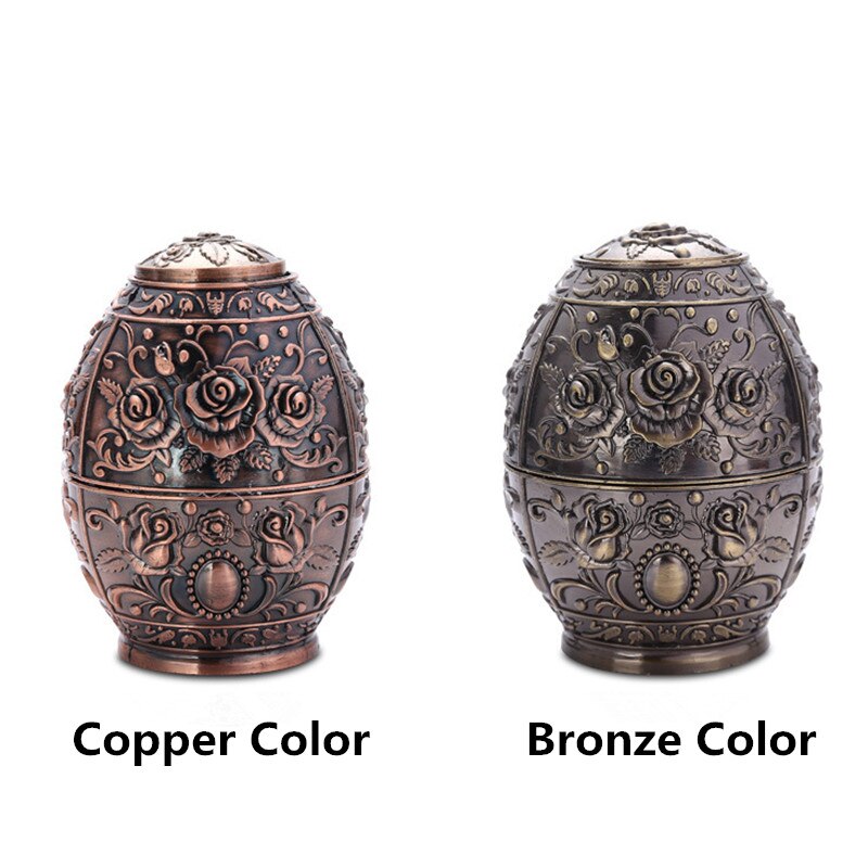 Soporte de palillo de dientes de bronce de lujo de estilo clásico, soporte automático de aleación de Zinc, flor de alivio de , decoración de botella de palillo de dientes Vintage