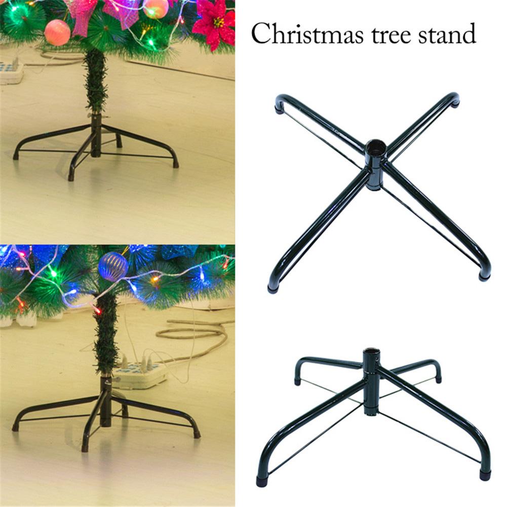 30/40/60Cm Opvouwbare Kerstboom Stand Base Metalen Rek Accessoires Decoratieve Boom Stand Ondersteuning Beugel Gat 1.9/3.2Cm