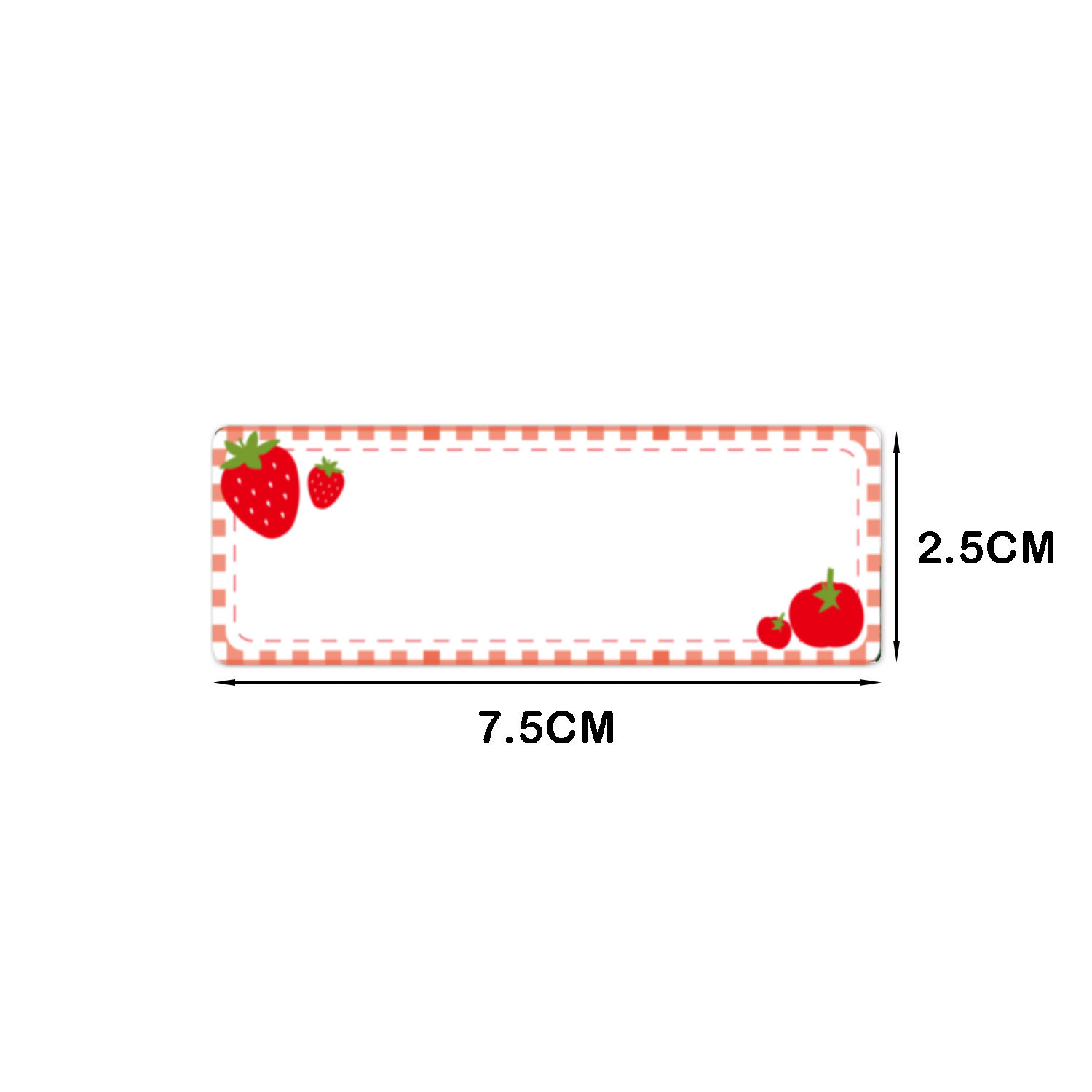 120pcs/roll Cartoon Name Stickers for Kids School Kitchen Sticker Refrigerator Food Storage Label Sticker Stationery Handwritten