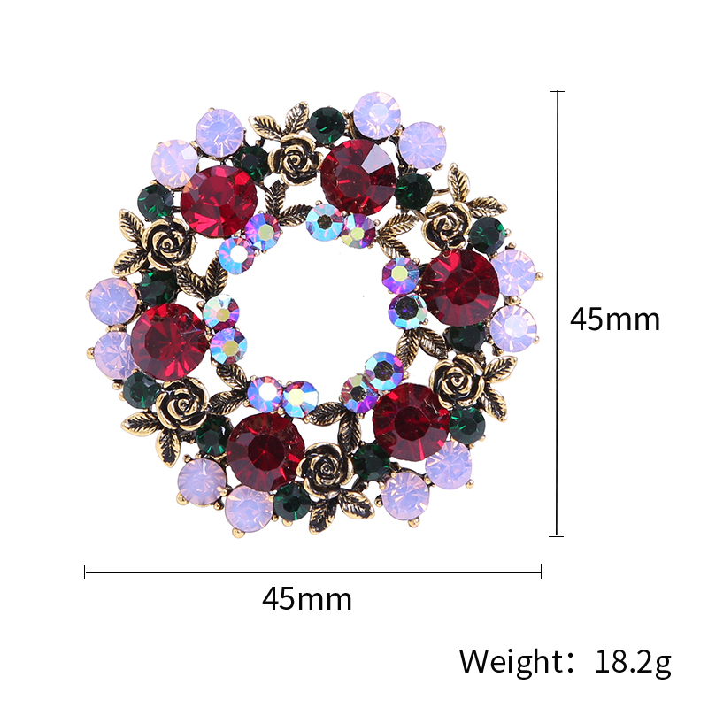 Beadsland Alloy Ingelegd Rhinestone Broche Modieuze High-end Kleding Accessoires Pin Vrouw MM-316