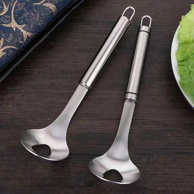 Köttbulle sked kök squeeze produktion köttbulle gadget 304 rostfritt stål hem manuell köttbulle sked
