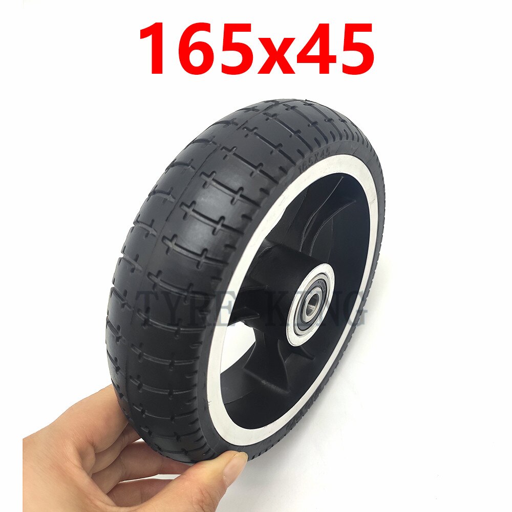 6.5 Inch 165x45 Solid Tire Non Pneumatic Explosion-proof Tyre Wheels for Hoverboard Self Balancing Electric Scooter Spare Parts: wheel